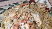 Grilled Shrimp and Chicken Pasta Grilled Shrimp and Chicken Pasta
