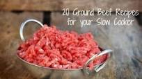 20 Ground Beef Recipes for the Slow Cooker 20 Ground Beef Recipes for the Slow Cooker
