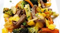 Beef, Broccoli and Mango Stir-Fry Beef, Broccoli and Mango Stir-Fry