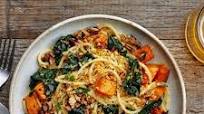 Winter Squash and Kale Pasta With Pecan Breadcrumbs Winter Squash and Kale Pasta With Pecan Breadcrumbs