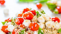 Tomato Mozzarella Salad with Basil and Quinoa Tomato Mozzarella Salad with Basil and Quinoa
