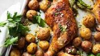 Sheet Pan Chicken and Potatoes Sheet Pan Chicken and Potatoes