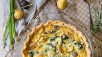 Potato Spinach and Cheddar Quiche Potato Spinach and Cheddar Quiche