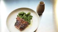 Parsley and Bread Gnocchi with Pork Chop, Smoked Tomato Broth Parsley and Bread Gnocchi with Pork Chop, Smoked Tomato Broth