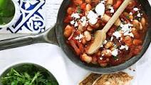 Butter beans with rocket - Greek style Butter beans with rocket - Greek style