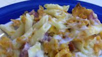 Cheesy Penne Pasta and Smoked Sausage Casserole Cheesy Penne Pasta and Smoked Sausage Casserole