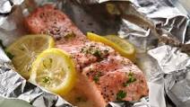 Grilled Lemon-Salmon Foil Packs Grilled Lemon-Salmon Foil Packs