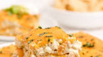 Green Chile Chicken Enchilada Casserole Green Chile Chicken Enchilada Casserole
