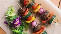Grilled vegetable kebabs Grilled vegetable kebabs