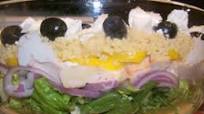 Mediterranean Layered Salad Mediterranean Layered Salad