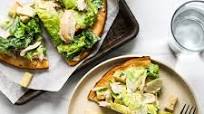 3-Ingredient Chicken Caesar Flatbread 3-Ingredient Chicken Caesar Flatbread