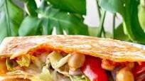 Vegan Greek Inspired Crunch Wrap Vegan Greek Inspired Crunch Wrap