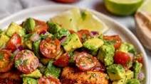 Grilled Salmon with Avocado Salsa (Healthy, Low-Carb, Paleo, Whole30) Grilled Salmon with Avocado Salsa (Healthy, Low-Carb, Paleo, Whole30)
