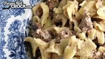 Crock Pot Hamburger Stroganoff Crock Pot Hamburger Stroganoff