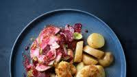 Turkey schnitzel with winter slaw Turkey schnitzel with winter slaw