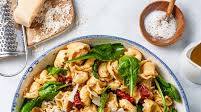 Tuscan Tortellini Salad with Spinach and Sun-Dried Tomatoes Tuscan Tortellini Salad with Spinach and Sun-Dried Tomatoes