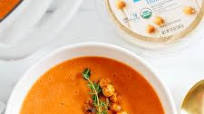 Creamy Tomato Hummus Detox Soup Creamy Tomato Hummus Detox Soup