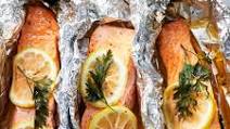Grilled Lemon-Pepper Salmon in Foil Grilled Lemon-Pepper Salmon in Foil
