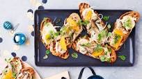Smoked sardine bruschetta with fennel and pine nuts Smoked sardine bruschetta with fennel and pine nuts