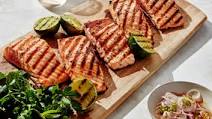 Grilled Sockeye Salmon with Fresh Herb Salad Grilled Sockeye Salmon with Fresh Herb Salad