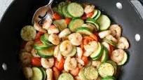 Sautéd Shrimp with Zucchini and Cherry Tomatoes Sautéd Shrimp with Zucchini and Cherry Tomatoes