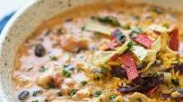 Easy Chicken Enchilada Soup Easy Chicken Enchilada Soup