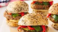 Mediterranean Chicken Burgers Mediterranean Chicken Burgers