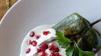 Stuffed Poblano Peppers in Walnut Sauce Stuffed Poblano Peppers in Walnut Sauce