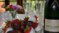 Chocolate covered champagne strawberries Chocolate covered champagne strawberries
