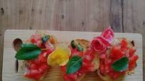 Bruschetta de tomate Bruschetta de tomate