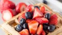 Cinnamon Flax Oat Flour Waffles Cinnamon Flax Oat Flour Waffles
