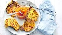 Grilled Curried Pork Chops with Mango Chutney Grilled Curried Pork Chops with Mango Chutney