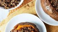 Slow Cooker Sweet Potatoes with Maple Pecan Topping Recipe Slow Cooker Sweet Potatoes with Maple Pecan Topping Recipe