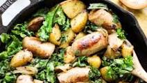 Chicken Sausage, Potato and Kale Skillet Chicken Sausage, Potato and Kale Skillet