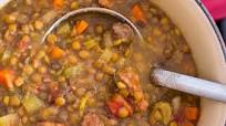 Crockpot Italian Sausage & Lentil Soup Crockpot Italian Sausage & Lentil Soup