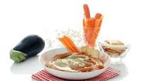 Baba ganoush o paté de berenjena Baba ganoush o paté de berenjena