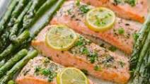 One-Pan Salmon Asparagus Recipe (VIDEO) One-Pan Salmon Asparagus Recipe (VIDEO)