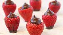 Inside-Out Chocolate-Covered Strawberries Inside-Out Chocolate-Covered Strawberries