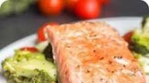 Vibrant Salmon and Greens Vibrant Salmon and Greens