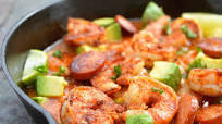 Cajun Shrimp and Andouille Skillet Cajun Shrimp and Andouille Skillet