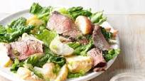 Caesar Salad with Grilled Steak and Potatoes Caesar Salad with Grilled Steak and Potatoes