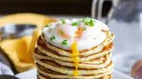 Savory Pancakes with Parmesan and Herbs Savory Pancakes with Parmesan and Herbs