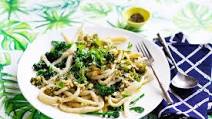 Homemade pici with quick broccolini sauce Homemade pici with quick broccolini sauce