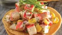 Exquisitas tostadas de surimi para vencer tu antojo Exquisitas tostadas de surimi para vencer tu antojo