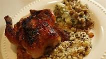 Apricot-Glazed Cornish Hens with Wild Rice Apricot-Glazed Cornish Hens with Wild Rice