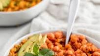 Mama's Chickpea in Sofrito with Arroz con Gandules Mama's Chickpea in Sofrito with Arroz con Gandules