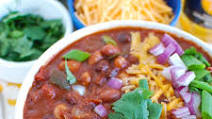 Slow Cooker Vegetarian Chili Slow Cooker Vegetarian Chili
