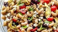 Greek Pasta Salad with Whole Wheat Noodles Greek Pasta Salad with Whole Wheat Noodles