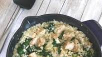 One Pot Chicken and Cauliflower Rice Casserole One Pot Chicken and Cauliflower Rice Casserole