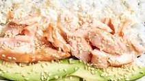 Baked Salmon Sushi Baked Salmon Sushi